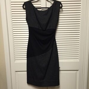 Diane Von Furstenberg Black and Gray Dress